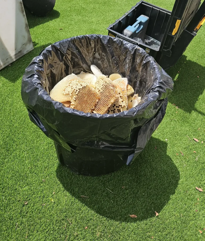 bucket of beehive astroturf